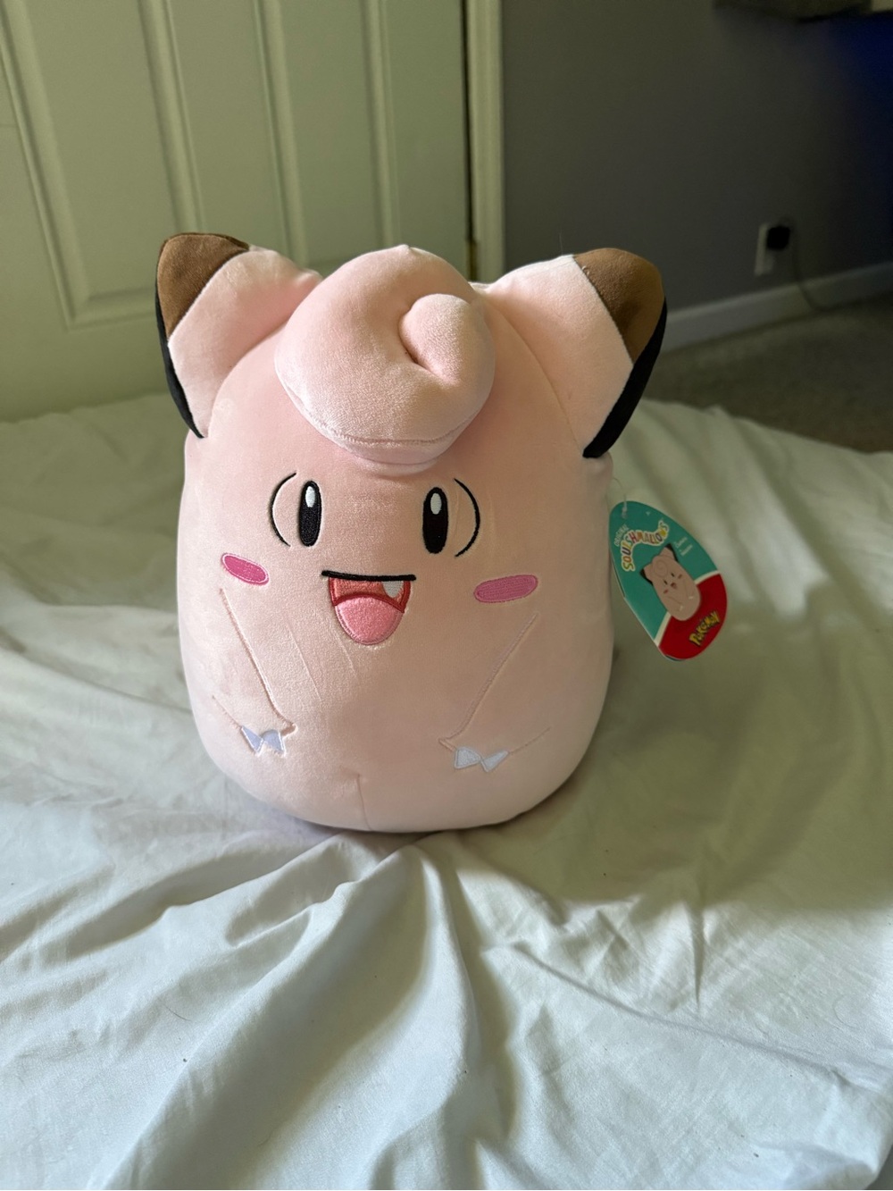 Original Squishmallows Clefairy Plush - Pokémon